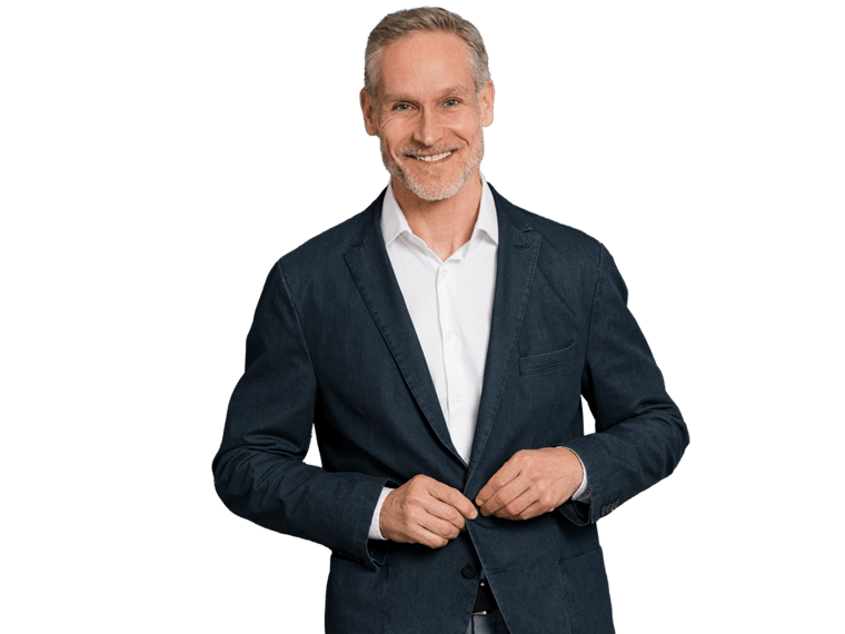 Welsh localisation services man smiling wearing black jacket 