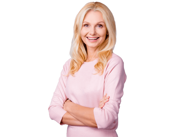 certified Swiss french translation Professional in pink long sleeve